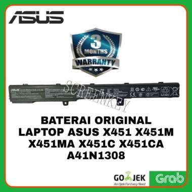 Baterai Batre Original Laptop Asus X451C X451CA X451M X451MA A41N1308