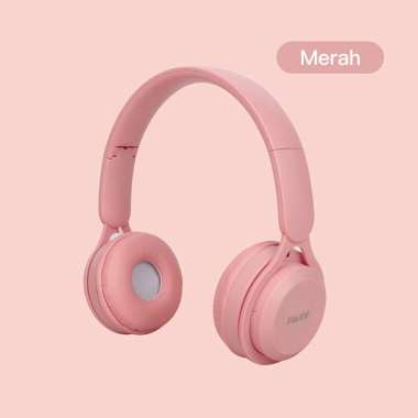Y08 Original Bluetooth Headphone 6D Headset Gaming Berkabel bass stereo Y08 Pink