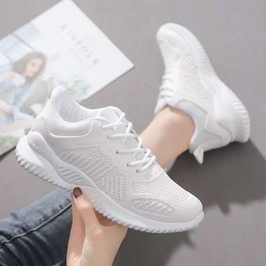SPV Sepatu Olahraga Wanita Putih Sneaker Sport Cewek Import Spatu Sneakers Wanita running Fashion SP