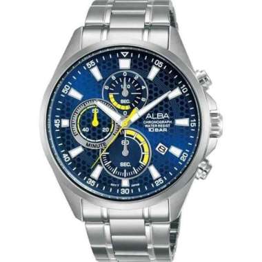 Jam Tangan Alba Men Chronograph AM3873 AM3873X1 Original Bergaransi 1 Tahun