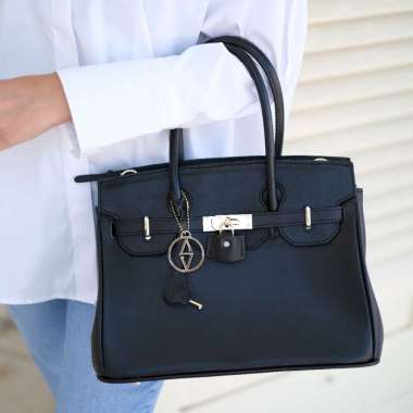 Mivasol Leather BRITNEY Tas Kulit Wanita Asli Genuine Leather Bag Black