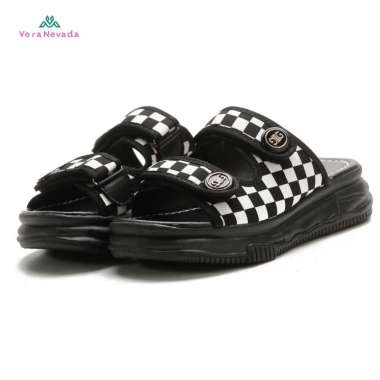 Mivaso Seivona - NV1208 Nevada Sandal Wanita 40 BLACK