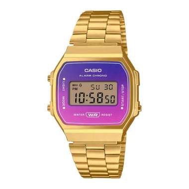 CASIO ORIGINAL - CASIO A168WERG-2ADF - JAM TANGAN WANITA JAM WANITA LA - STAINLESS STEEL CASIO A168W
