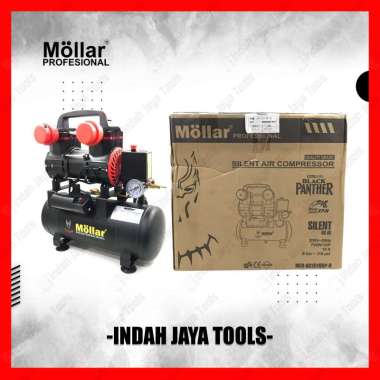MOLLAR AC1510BR-R Kompresor Angin SILENT 1 HP 10 Liter Oilless Oiless