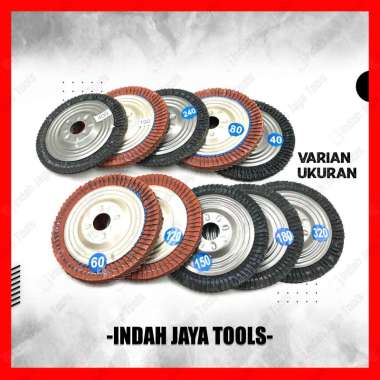 PLAT BESI Flap Disc Grit 150 180 240 320 400 - Amplas Tumpuk Gerinda GRIT 400