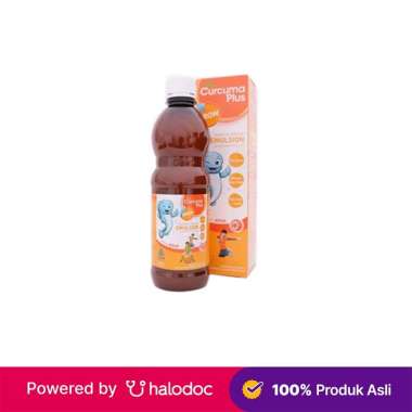 Curcuma Plus Grow Emulsion Rasa Jeruk Sirup 400 ml