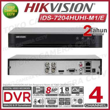 DVR RECORDER CCTV HIKVISION 4 CHANNEL CCTV HIKVISION 4CH 5MP