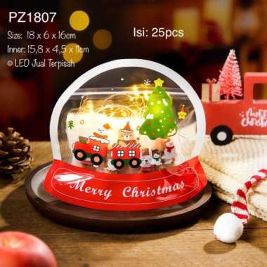 PZ1807 Plastik Klip Natal Zipper Ziplock Christmas Bag