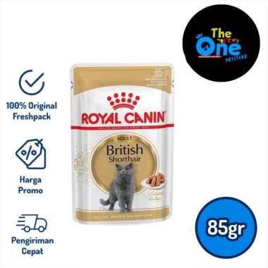 Makanan Kucing Royal Canin Adult Wet Food British Shorthair 85 gr RC BSH POUCH