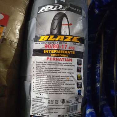 Ban Luar FDR 90/80-17 Blaze Tubeless