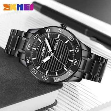 Jam tangan pria skmei sport hitam