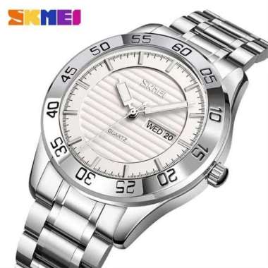 Jam tangan pria skmei sport silver