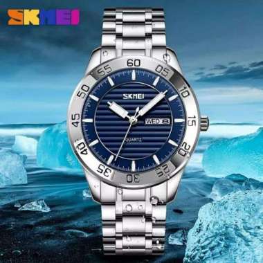 Jam tangan pria skmei sport biru