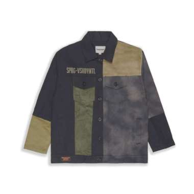 Superego Jacket Kanvas By NeverTooLavish JNS01A BLACK MUSTARD M