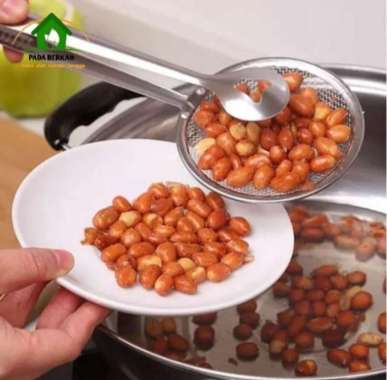 Jepitan Gorengan Capit Gorengan Pencapit Dan Serok Stainless Gorengan