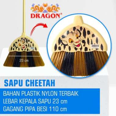 Sapu Lantai Sapu Nilon Sapu Karakter Sapu Lantai Dragon Sapu Cheetah
