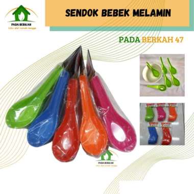 Sendok Bebek Melamin Besar Warna/Sendok Melamin Bebek 1 Lusin 12 Pcs