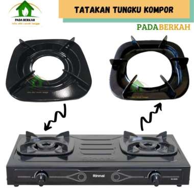Tatakan Alas Kompor Tungku Gas Rinnai Dudukan Nampan Kompor Tebal Kaki 6