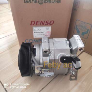 kompresor compresor AC mobil Toyota Inova Reborn double Original Denso