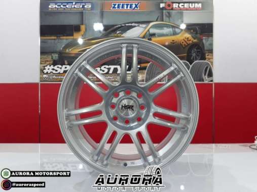 Velg mobil Honda Jazz ring 16 lebar 7 tipe Boon HSR warna silver Multicolor