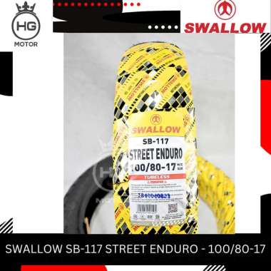 BAN LUAR SWALLOW STREET ENDURO SB-117 100 110 120 130 140 RING 17 TL 110/80-17