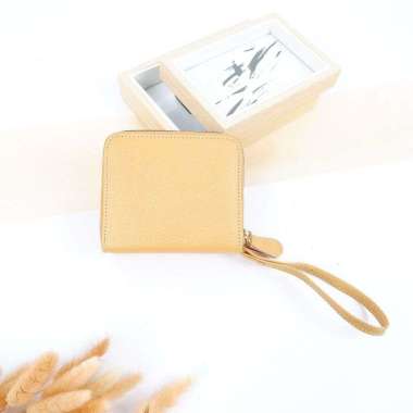 MIVASO Dompet kecil wanita kulit sapi DOVE JERUK Series CV