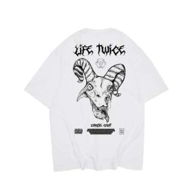 NVSR Graphic T-Shirt Life Twice Putih XL