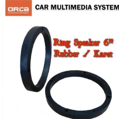 ring karet speaker/rubber mat speaker 6,5" universal semua mobil