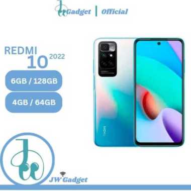 XIAOMI REDMI 10 2022 6/128GB GARANSI RESMI XIAOMI INDONESIA 4/64GB Grey