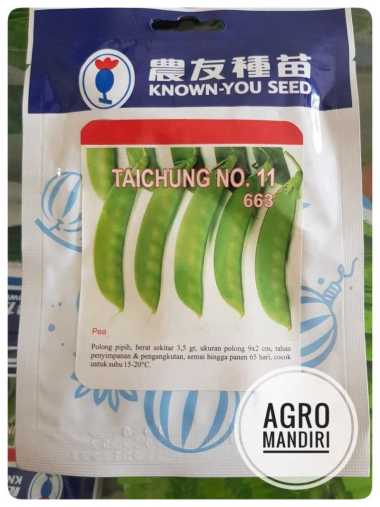 Benih Bibit Kacang Polong Kapri Taichung isi 10 gram Known You Seed