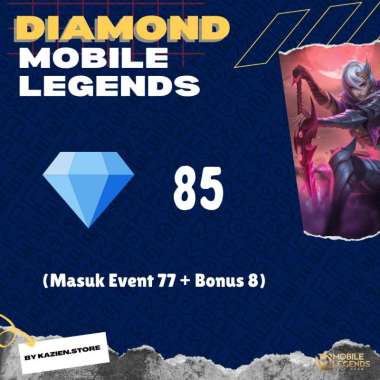 Diamond Mobile Legends ML MLBB Fast - 85 DM