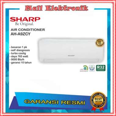 AC SHARP AH-A 09 UCY / 09 ZCY 1PK + PASANG R32 LOW WATT AH-A9ZCY PASANG