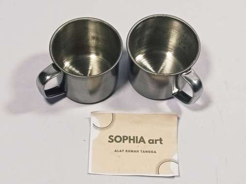 Gelas mug kecil mini stainless cangkir kopi MUG 7CM