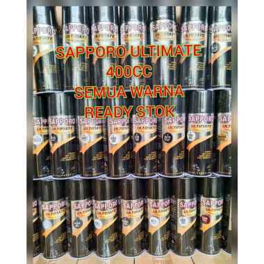 A. pilok pilox cat sapporo ultimate 400ml 400 ml sapporo 400ml white b11 putih djadoel white s38 bla