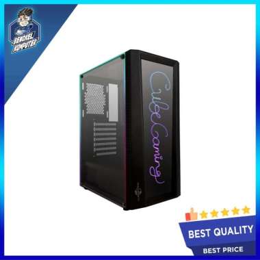 CASING PC CUBE GAMING WRITE BLACK