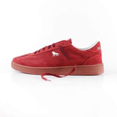 MIVASO DELIRIUM Sepatu Pria Suede Dhelvin OG Trainers Sport 40 Maroon / Gum