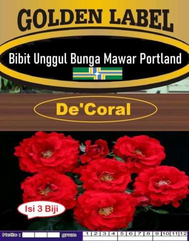 Bibit Unggul Bunga Mawar Portland | Biji Benih Mawar Merah Portland