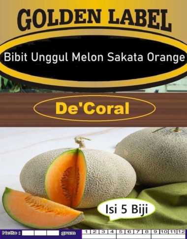 Bibit Unggul Melon Sakata Orange | Biji Bibit Melon Sakata Isi Orange