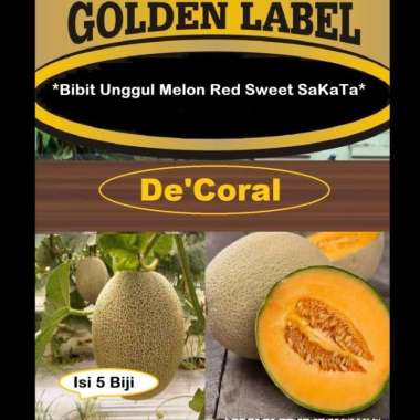 Bibit Unggul Melon Red Sweet Sakata | Benih Melon Red Sweet Sakata