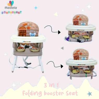 MASTELA BOOSTER SEAT 07335 KURSI MAKAN ANAK 3IN1 MASTELA BABY BOOSTER MASTELA KURSI TINGGI MAKAN ANA