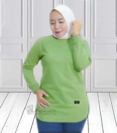 FBT Baju Senam Wanita OVAL BLOUSE KAOS KATUN COMBED 24s Blouse Jumbo Kekinian Korean Style Kaos Over