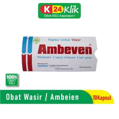 Ambeven Kapsul 1 Strip (Isi 10 Kapsul)