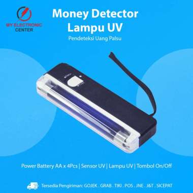 Money Detector UV Alat Detektor Deteksi Uang Lampu UV