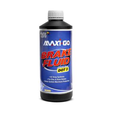 AutoGard MAXI-GO Brake Fluid DOT-3 900 mL Putih Minyak Rem Mobil Motor