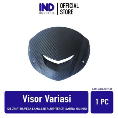 Visor Windshield 125ZR-125ZR/F1ZR/Vega/Jupiter Z1/Satria Hiu/Mio - Carbon