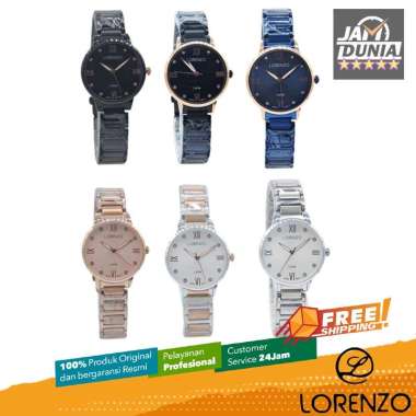 JAM TANGAN LORENZO 7105L JAM LORENZO 7105 L JAM LORENZO ORIGINAL JAM TANGAN ANALOG JAM TANGAN WANITA