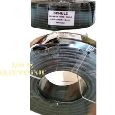 Kabel Speaker isi 6 6x1.5 mm SCHULZ ORIGINAL 6x1.5mm ( Harga Permeter )