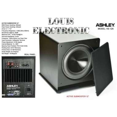 Subwoofer Aktif 12 Inch ASHLEY KS 12A KS-12A KS12 A ORIGINAL