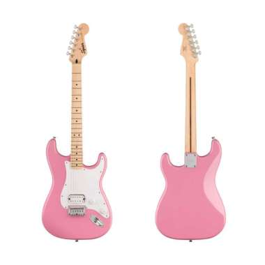 SQUIER SONIC STRATOCASTER HT H Electric Guitar | Gitar Elektrik - BLACK FLASH PINK
