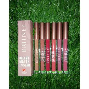 Britney Matte Lip Cream , lipstik cair murah tahan lama 04